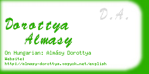 dorottya almasy business card